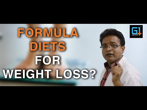 Is it advisable to follow Formula Diets for weight loss?