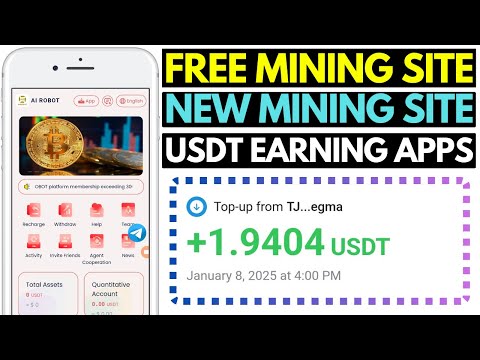 USDT Grab Earning Platform | USDT Investment Website in 2025 | Free TRON Earning Apps in 2025