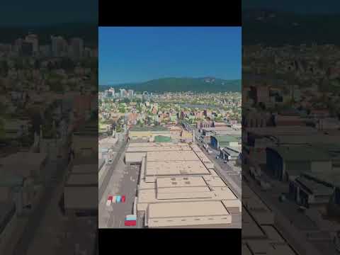 Flyover of my cities skylines city #citiesskylines #gaming