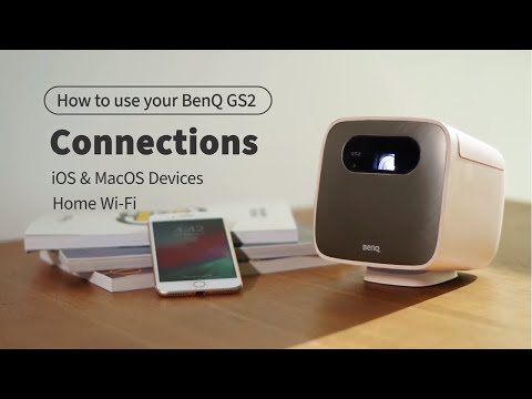 How to Connect with iPhone, iPad & Mac - BenQ Wireless Portable Projector