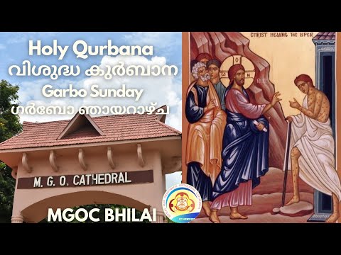 MGOC Bhilai | Holy Qurbana | 18th Feb 2024 | Garbo Sunday | Kushttarogikalude Njayarazhcha |