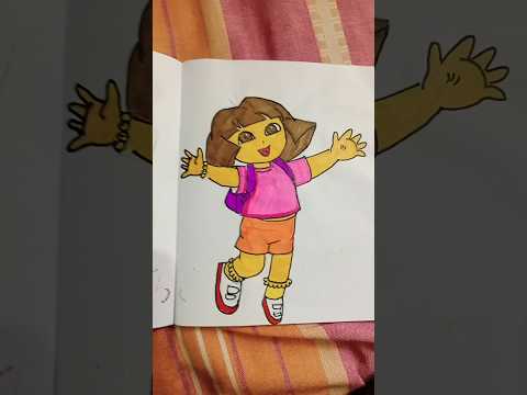 drawing dora the explorer 🥰#doratheexplorer #drawing #trending