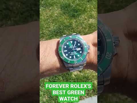 Not hard to ignore the 2022 green Rolex Releases