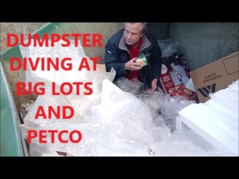 DUMPSTER DIVING AT BIG LOTS AND PETCO