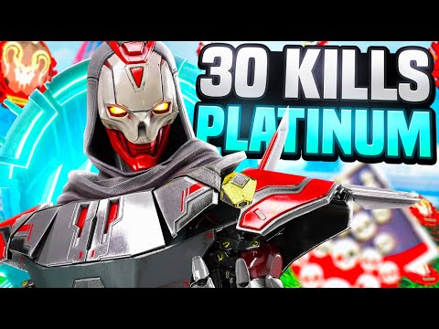 30 Kills SOLO Platinum Ranked (Apex Legends)