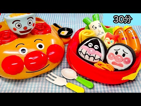 【大人気🌟お弁当動画】アンパンマン号キッチンでキャラ弁作り(#たまごmammy)メルちゃんのお料理教室