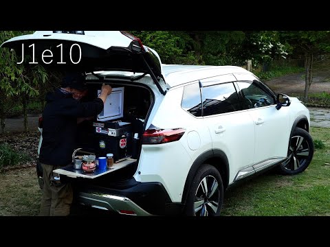 新しい旅の準備[J1e10]　新型エクストレイル 車中泊キャンプ仕様へ改造 #3　 【[J1e10]SUV camper build X-trail(nissan)#3】