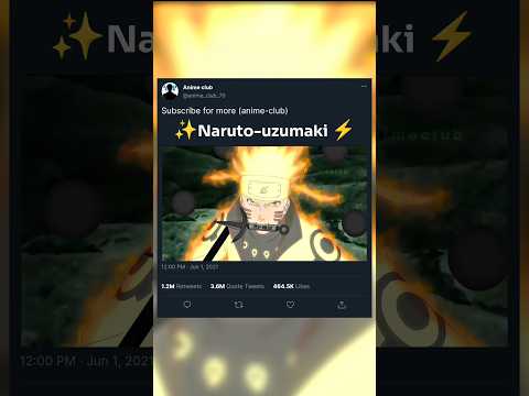 Naruto-uzumaki 💯⚡ || 4k anime editz || #naruto #uzumaki #anime #4kanimeedit #ytshorts