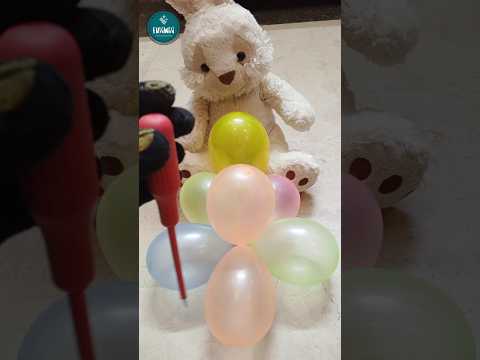 Balloon Pooping  #bunny #kids #cartoon #shorts