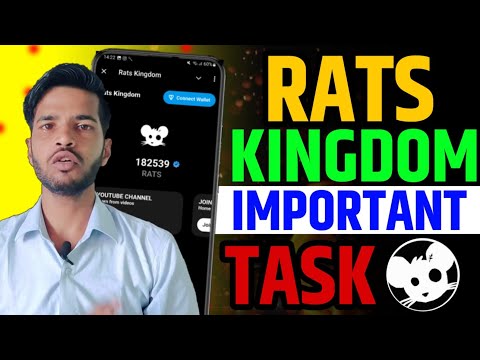 RATS KINGDOM AIRDROP IMPORTANT TASK | RATS KINGDOM AIRDROP IMPORTANT UPDATE TODAY