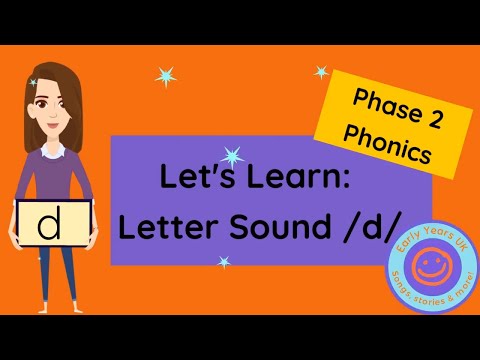 Letter Sound d- Phonics lesson Phase 2 Set 2