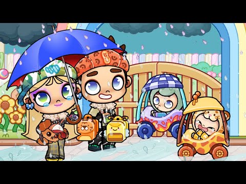 ДОЖДЛИВОЕ УТРО 🌧☔ ПЕРЕД САДИКОМ - AVATAR WORLD ИСТОРИЯ 💕 РУТИНА СЕМЬИ 👨‍👩‍👧‍👦 ОБНОВЛЕНИЕ СЕРИАЛ