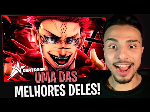 REACT Divina Facínora | Novatroop | Sukuna (Jujutsu Kaisen) [Reagindo]