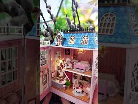 DIY miniature dollhouse kit #Shorts #diydollhouse #miniaturedollhouse