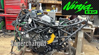 I bought a Wrecked Kawasaki Ninja H2 Motorcycle Engine on eBay. Does It Run?