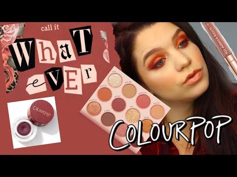 Colourpop Fall Call It Whatever Collection Review+Tutorial & Swatches