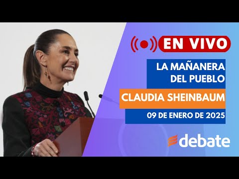 🔴Conferencia matutina de Claudia Sheinbaum presidenta de México del 09 de enero de 2025