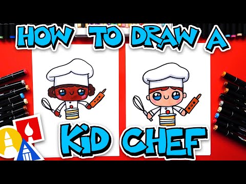 How To Draw A Kid Chef