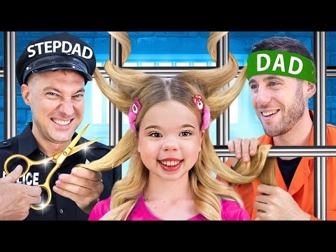 Oh No! Dad vs Stepdad in Jail! Cool Parenting Hacks & Funny Situations by Crafty Hype