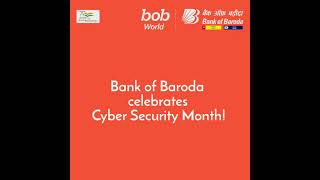 #BankofBaroda | Cyber Security Awareness Month