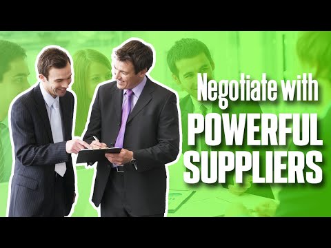 How to Negotiate with Powerful Suppliers | Simplicity Consultancy