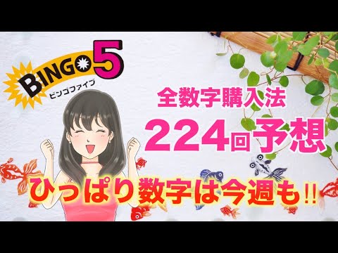 【ビンゴ５】全数字購入法！大当たりに近くなる？