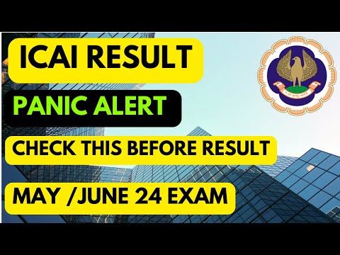 |ICAI Result ! Panic Alert! Watch This Before Checking Your Result| CA Inter & Final|