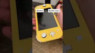 Nintendo Switch vs Switch Lite