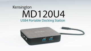 MD120U4 USB4 Portable Docking Station – 100W Pass Through Charging – HDMI