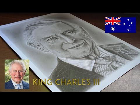 Drawing King Charles lll of United Kingdom | jesar art