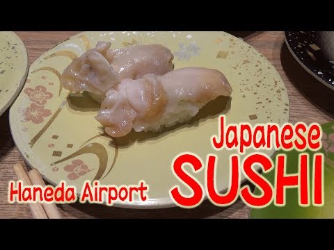 Japanese sushi Haneda Airport International Terminal