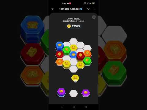 How To Play Hexa Puzzle Hamster Kombat New Game. Mini Game Update