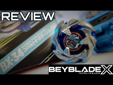 X's First Left Spin!! | BX-34 Cobalt Dragoon 2-60C Review [Beyblade X]