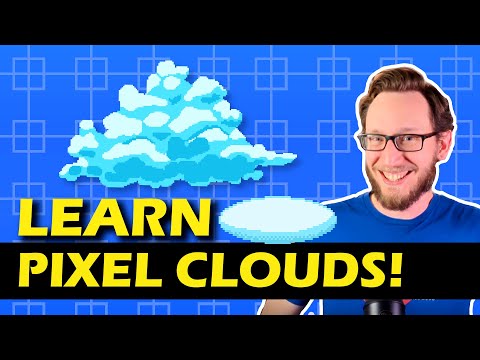 Make Pixel Art CLOUDS! (Ultimate Beginner Tutorial)