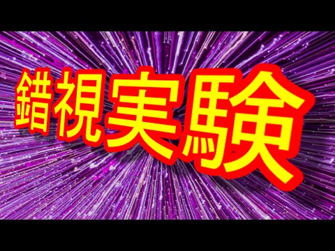 【不思議体験】自分の目を信用できなくなる錯視実験【誘導運動錯視】