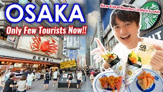 Travel Situation Update from Dotonbori and Shinsekai. New Namba KURA Limited Sushi Ep. 412