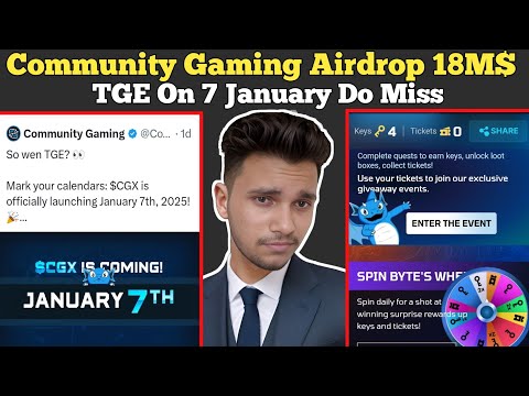 Community Gaming Binance Back Project | Community Gaming 18M Funding | Community Gaming Listing