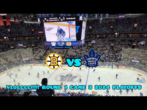 LEAFS VS BRUINS GAME 3 2024 PLAYOFFS VLOGGGG!!!!!!!! MUST SEE!!!! (4.24.2024)