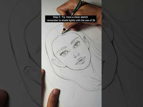 How I draw Portrait 2 #shorts