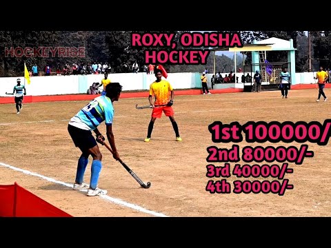 GANGPUR RKL 🔵  vs MS DECO🟡/ROXY, ODISHA // BEST HOCKEY  TOURNAMENT 2024 // 2ND SEMIFINALS