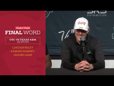 Post Game Press Conference: USC vs. Texas A&M