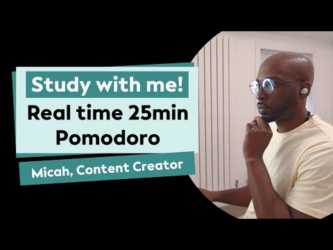 Study and Work With Me | Body Doubling Pomodoro Session (25 minutes)