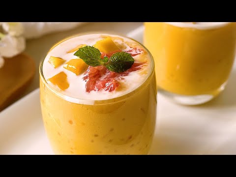 My Favourite Mango Sago Dessert, Hong Kong Dessert | 芒果西米甜点简单做法