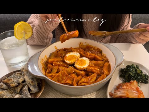 What I eat in a week🌶️ *korean food (best tteokbokki recipe) + mini mukbang