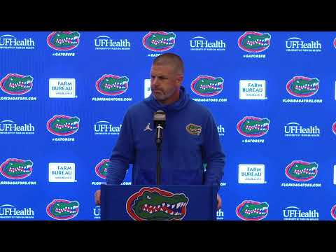 Florida Gators Football Press Conference 11-11-2024