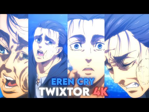 eren cry twixtor clips for edit 4k no warps(attack on titan s4 last episode)