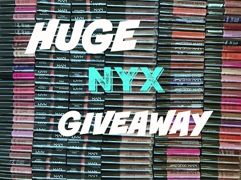 HUGE NYX COSMETICS GIVEAWAY (CLOSED)