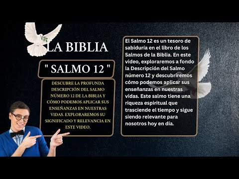 LIBRO DE LOS SALMOS: " SALMO 12 👉 150 " ORACIÓN PIDIENDO AYUDA CONTRA LOS MALOS AL MÚSICO PRINCIPAL