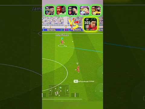 🚀🚀Jamal musiala Vs best Top 5 Goalkeepers in premier league || #efootball2025  #efootball  #pes