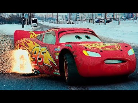 Lightning McQueen in Real Life pixar cars 2024